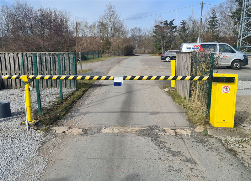 Schranke zum Campingplatz